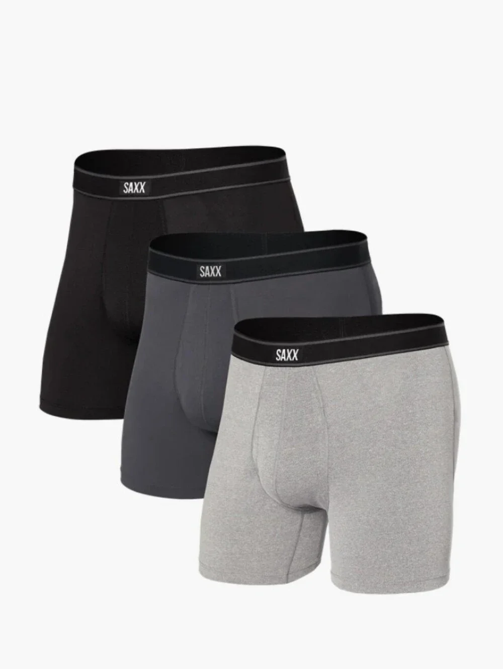 NWT 3 Pack SAXX Day Tripper Comfort Stretch Boxer Brief 6